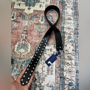 Rebecca Minkoff Black Studded Belt - Small NWT